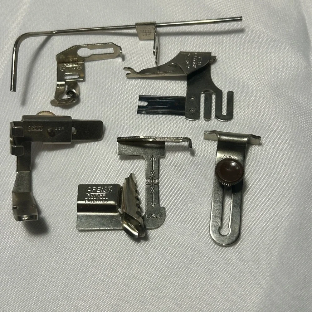 Greist Sewing Machine Binder Attachment Set‎ vintage parts only